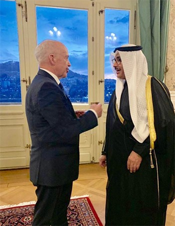 الرئيس السويسري يشيد بسياسة الكويت في التعامل مع ملفات المنطقة