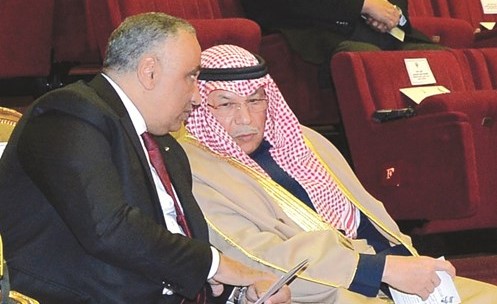 حديث بين الشيخ خالد الجراح واللواء أ. ح. شريف سيف الدين على هامش مؤتمر الكويت الدولي لمكافحة الفساد﻿