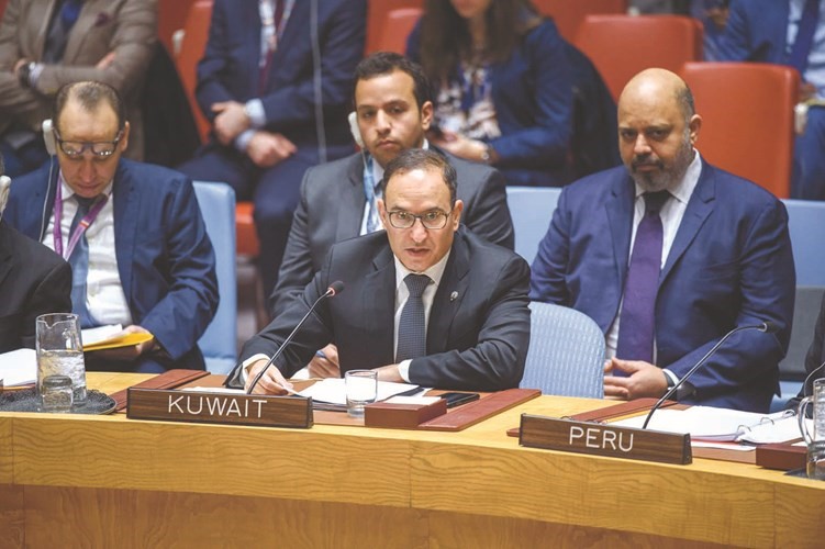 السفير منصور العتيبي يلقي كلمته ﻿