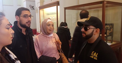 هجرة: وفد شبابي من أبناء المصريين بأستراليا يبدون إعجابهم الشديد بالمتحف المصرى وما يحويه من قطع أثرية نادرة