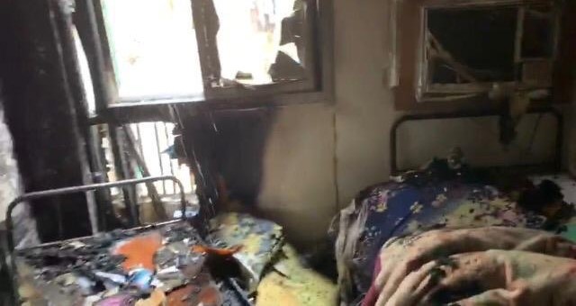 حريق يخلي عمارة مكونة من 6 طوابق في خيطان