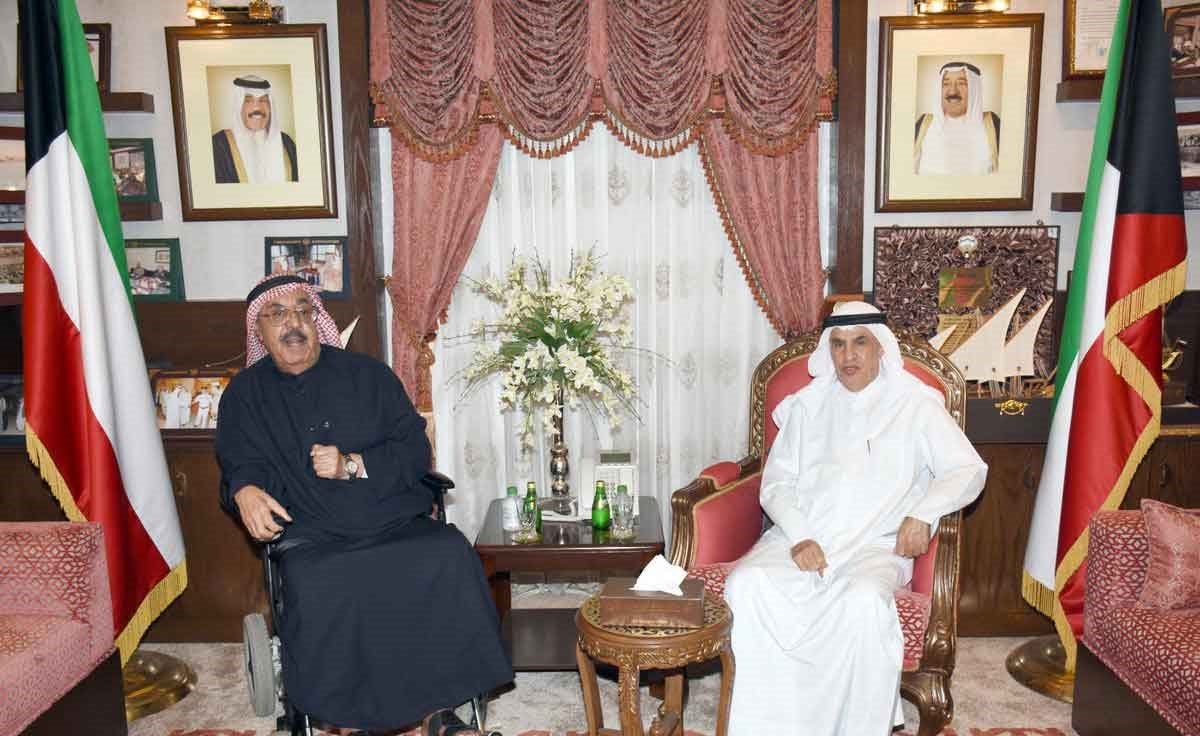 جابر الخالد يزور مقر الجهاز المركزي لمعالجة أوضاع "البدون": دور رائد لصالح الفضالة وحرصه على حماية الهوية الوطنية