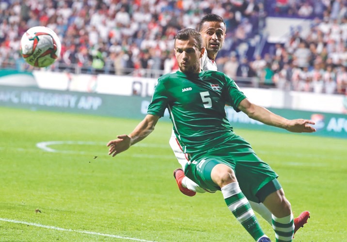 «العنابي» بمواجهة «أسود الرافدين»