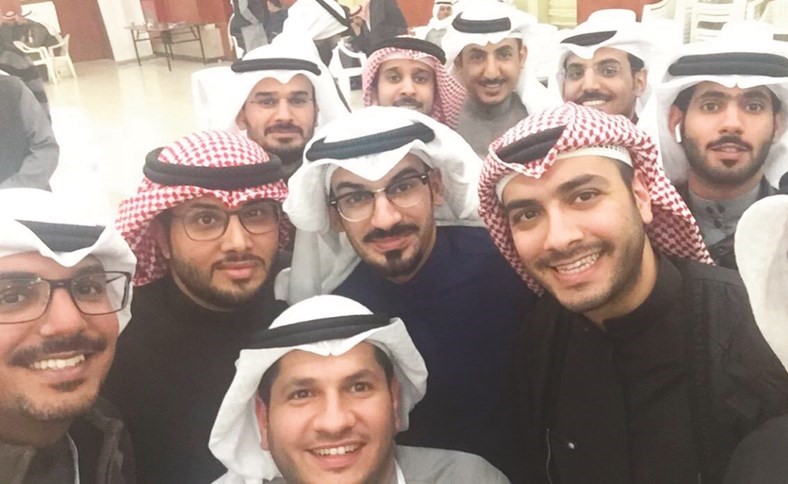 أعضاء قائمة التغيير وفرحة بالانتصار الكبير﻿