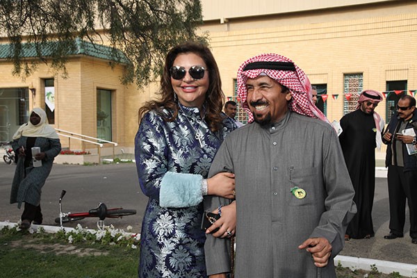 الشيخ علي الجابر وحرمه 