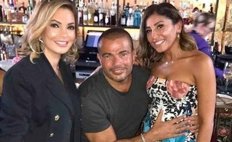 صورة جديدة لعمرو دياب ودينا الشربيني تثير "تساؤلات الحمل"
