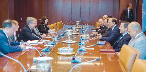 غوتيريس: التعاون المشترك الوثيق بين الكويت والمنظمة الأممية نموذج يحتذى