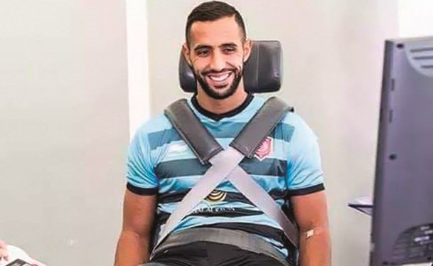 المهدي بنعطية خلال الفحص الطبي﻿