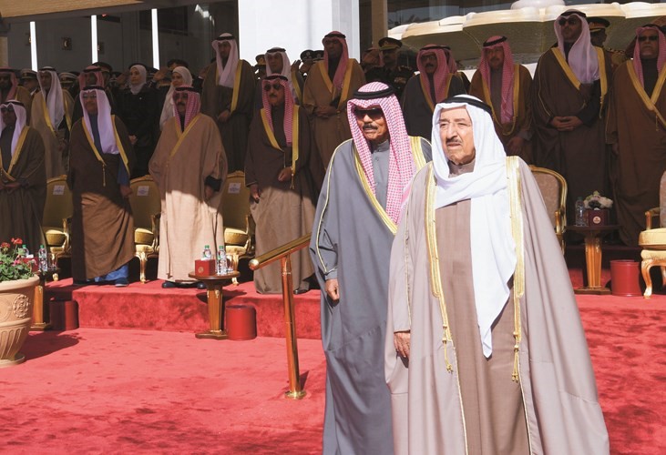  صاحب السمو الأمير الشيخ صباح الأحمد وسمو ولي العهد الشيخ نواف الأحمد﻿