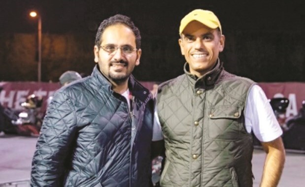 الشيخ دعيج الفهد والزميل أسامة المنصور﻿