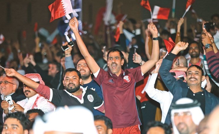 أفراح واحتفالات كبيرة في الدوحة