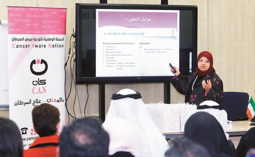 جانب من الندوة التوعوية الصحية﻿
