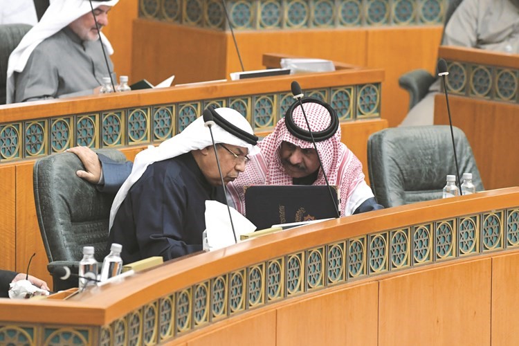 الشيخ خالد الجراح وحمد الهرشاني ﻿