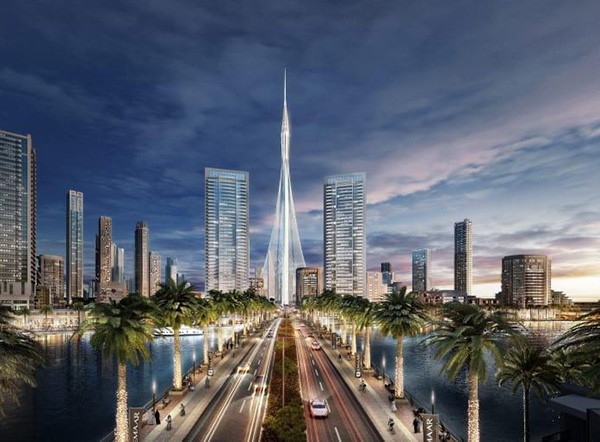 شاهد... من بين المفاجآت العمرانية الجديدة بدبي: برج ضخم بطول 550 متراً