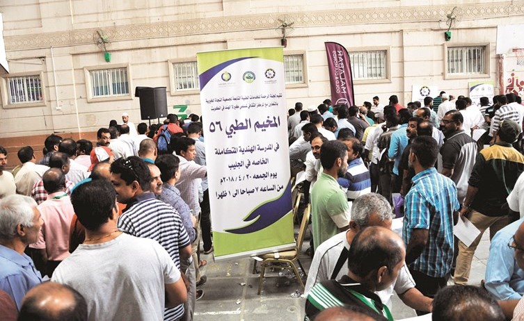 حضور كثيف لأنشطة الرحمة الطبية﻿
