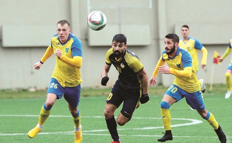 من مباراة العهد والصفاء في بحمدون﻿