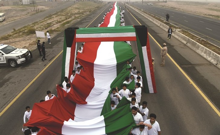 علم الكويت الأطول في العالم﻿