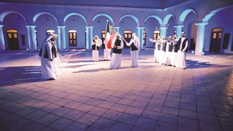  من العمل الغنائي إيقاع قلوبنا وطني بمناسبة الأعياد الوطنية﻿