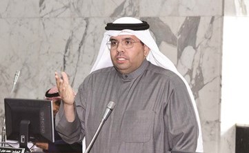 م.حمود العنزي متحدثا ﻿