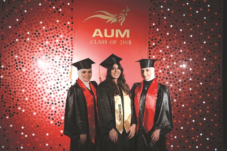 «AUM» احتفلت بتخرج 1119 طالباً في كليتي الهندسة وإدارة الأعمال