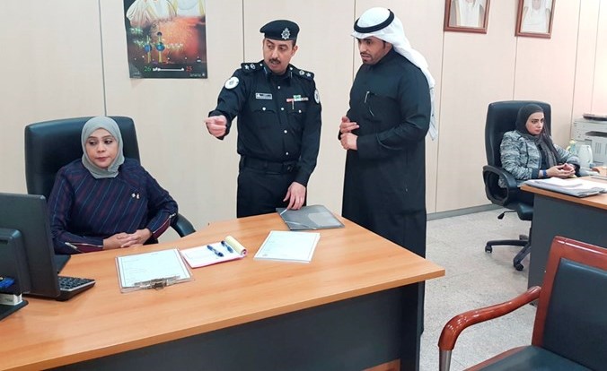 م.ارشيد الرشيدي يطلع على سير العملية الانتخابية﻿