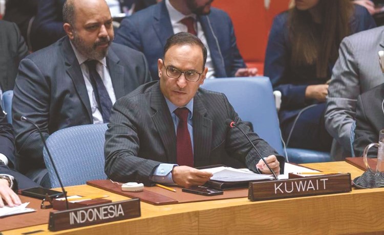 مندوبنا لدى الأمم المتحدة السفير منصور العتيبي﻿