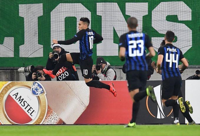 الانتر يضع قدما في دور ال 16 للدوري الاوروبي وتعادل قاتل لدينامو كييف مع اولمبياكوس