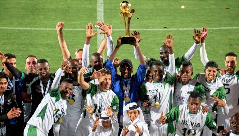 "النخيل" تفوز بكأس عمال مونديال 2022