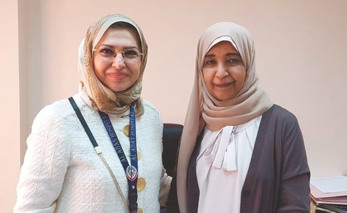 جانب من زيارة الفريق لمستشفى العدان﻿