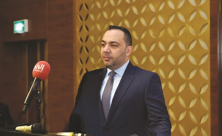 زياد مجذوب يلقي كلمته	(متين غوزال)﻿