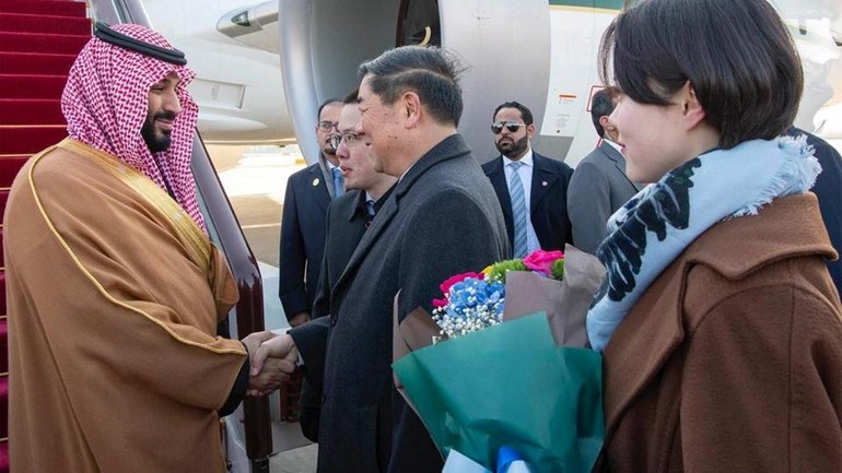 ولي العهد السعودي يصل الصين في آخر محطات جولته آسيوية
