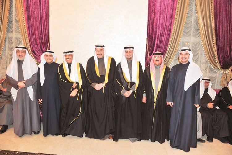 الشيخ فيصل الحمود وعدد من المهنئين﻿