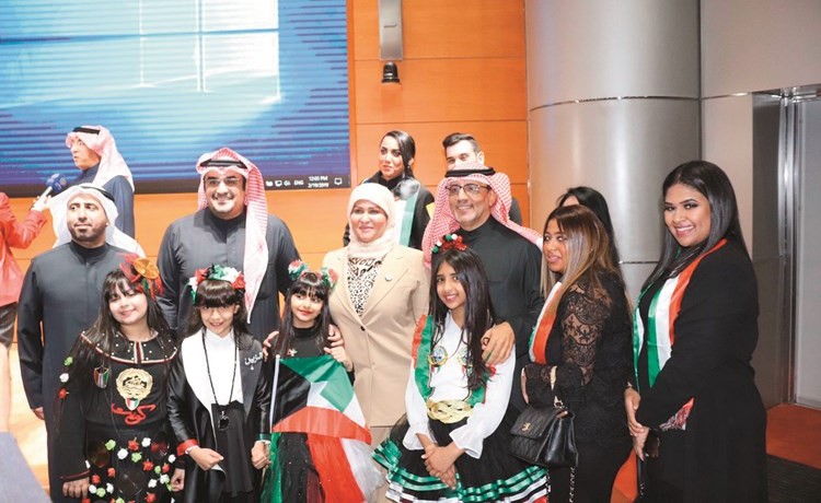الشيخة تماضر الخالد وفهد العبدالجليل والشاعر حمدان البذالي وعلاء الجابر﻿