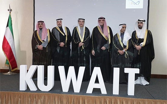 طاقم سفارتنا لدى هنغاريا خلال الاحتفال بالأعياد الوطنية