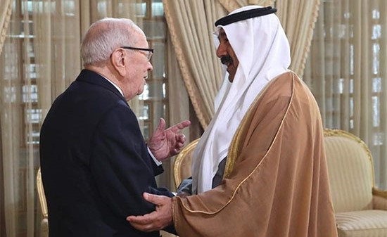 السبسي يشكر الكويت على مساندتها لبلاده: دوركم بارز في دعم الاقتصاد التونسي
