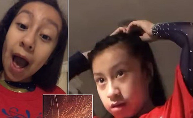 بالفيديو.. وفاة طفلة نتيجة انفجار في نزلها وهى تصفف شعرها
