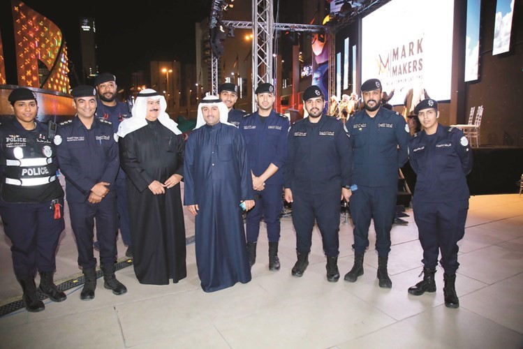 حضور أمني ومشاركة من رجال الداخلية