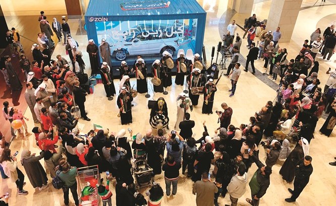 جانب من فعالية كل زين رابح في مول 360﻿