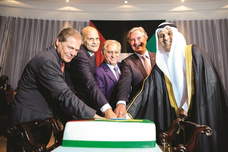 سفارتنا لدى البرازيل خلال الاحتفال﻿