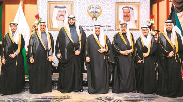 السفير د.يعقوب العتيقي مع الحضور في حفل سفارتنا لدى بلغاريا﻿