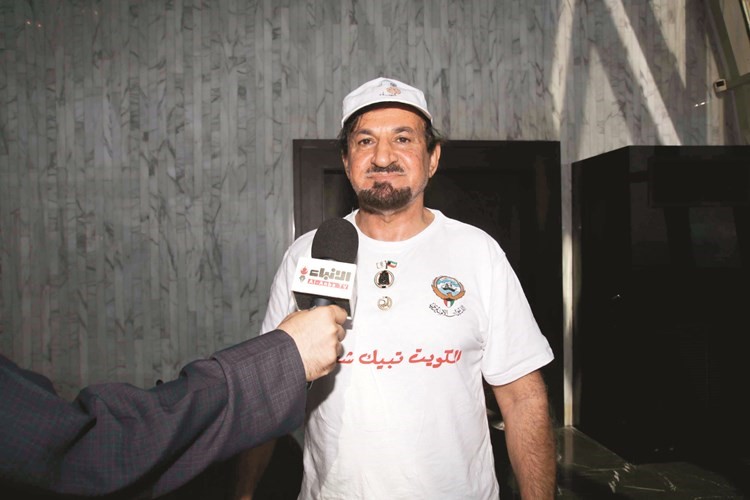 على العيدان متحدثا إلى الأنباء(زين علام ﻿