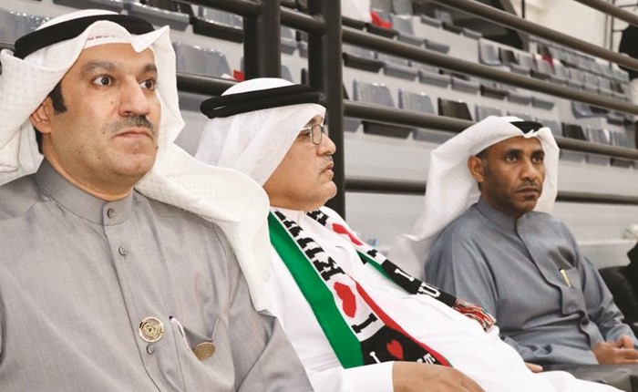 رئيس وفد البحرين خالد الناجم وأحمد الشحومي ﻿