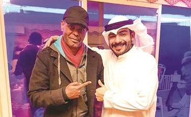 بدر البناي مع المخرج محمد دحام الشمري﻿