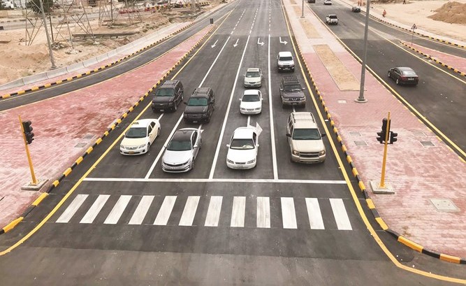 افتتاح المرحلة الثانية من تطوير الجزء الغربي من الطريق الدائري الخامس