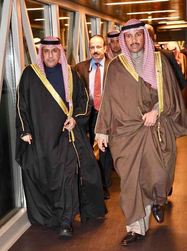 الغانم يصل الى الاردن للمشاركة بأعمال مؤتمر الاتحاد البرلماني العربي