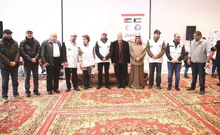 رئيس مجلس الأمة مرزوق الغانم وراكان النصف ومحمد الدلال ود. عودة الرويعي والسفير عزيز الديحاني ومها البرجس وعلي الدقباسي ود. خليل عبدالله وعلام الكندري﻿