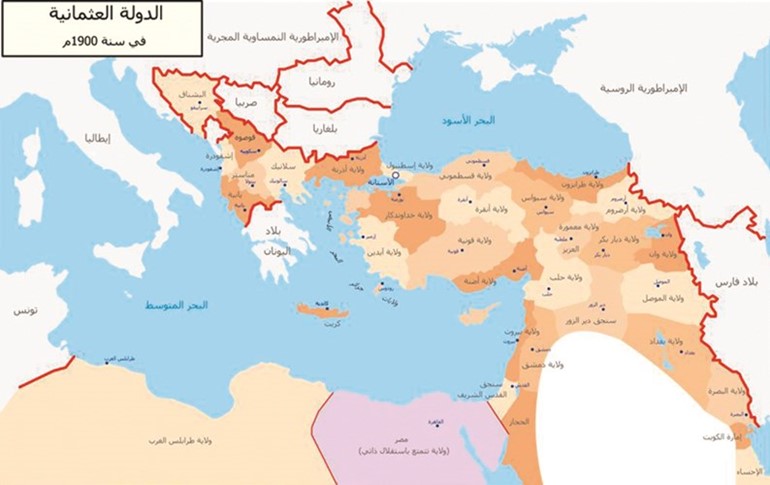 الدولة العثمانية سنة 1900﻿