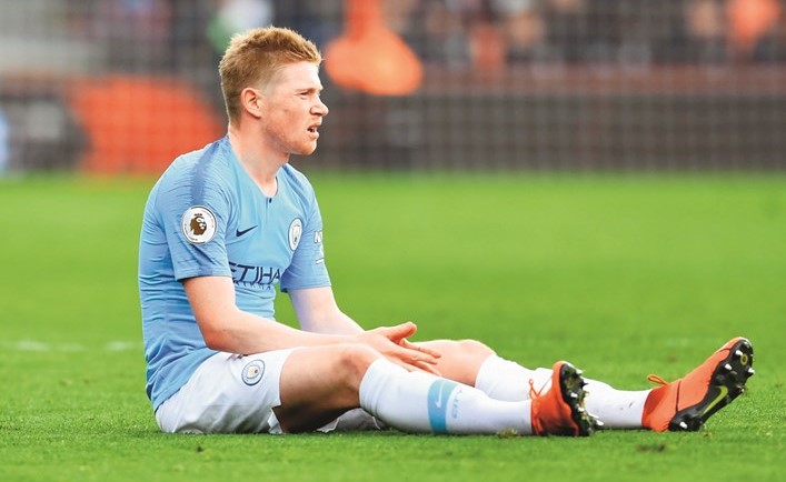 «سيتي» يفقد دي بروين للإصابة