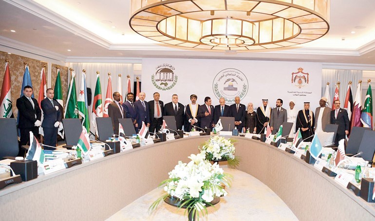 رؤساء الوفود البرلمانية خلال المؤتمر