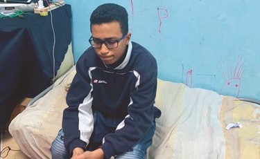  عبد المحسن الشقيق الأكبر للمراهق المقتول ﻿